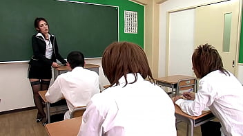 The stunning japanese educator deep-throats off some of her school chicks before concluding up in a ultra-kinky clinic