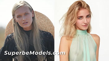 SUPERBE MODELS - (Dasha Elin, Bella Luz) - Ash-blonde COMPILATION! Uber-sexy Models De-robe Leisurely And Showcase Their Ideal Figures Only For You